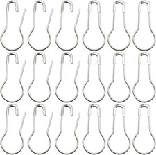 1000Pcs Metal Safety Pins, Bulb Gourd Pins, 0.9 Clothing Tag Pin Calabash Pin P