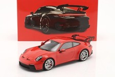 Minichamps 1 18 Porsche 911 (992) GT3 2021 Guards Red Silver Rims Porsche Minich