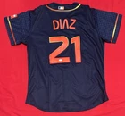 Yainer Diaz Houston Astros MLB Baseball Autographed Signed Custom Jersey JSA