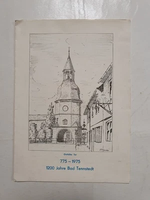 1200 Jahre Bad Tennstedt 775 - 1975 Festprogramm Festzug - Bild 1 von 3