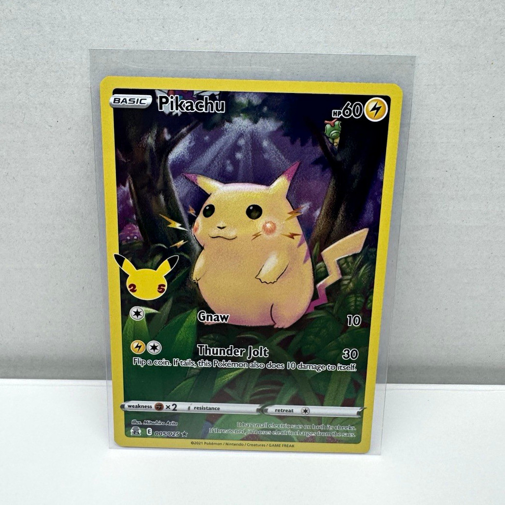 The Pokémon Company Pikachu 005/025 Holo ENG 60 HP McDonald's 25th Anniv