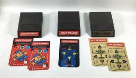 Lot of 17 Untested Intellivision Game Cartridges Some Manuals & Overlays