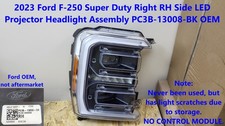 2023 Ford F250 Sd Right Rh Side Led Projector Headlight Assembly Pc3b13008bk