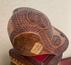 Vintage Yugoslavian Ceremonial Wedding Cup Folk Art Hand Carved Wood — photo 3