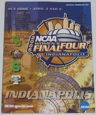 Women's 2005 Basketball Final Four program Baylor Bears LSU MSU Tennessee