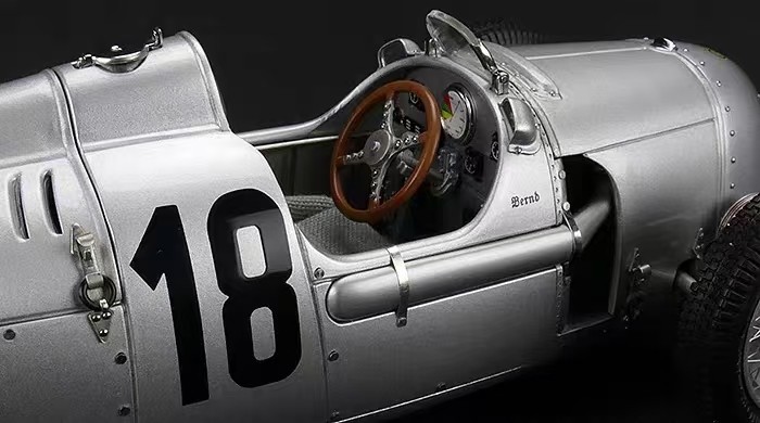 CMC Auto Union Type C 18 Eifel Race 1936 Silver M-161