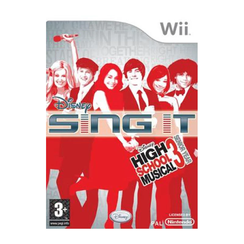 DISNEY SINGIT WII HIGH SCHOOL MUSICAL 3 FIN DE CURSO NINTENDO PAL  SING IT