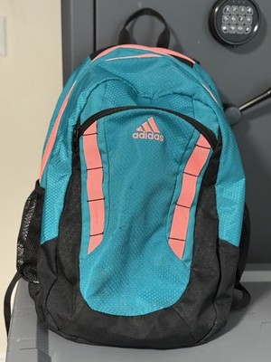 Adidas Stratton Backpack school travel laptop Gym outdoor men women Teal Blue