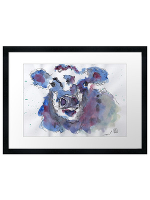 Got Milk gerahmtes Wandbild Poster Druck Bild