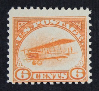 CKStamps: US Air Mail Stamps Collection Scott#C1 Mint VLH OG