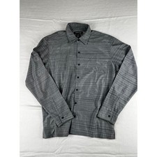 Kenneth Cole Gray Dress Shirt Medium NWOT Long Sleeve Men  s o2/34