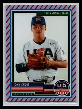 John Short #38 Panini 2023 Panini Stars & Stripes USA Baseball Silver
