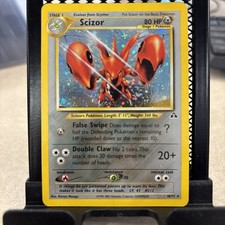 Scizor 10/75 Holo Rare Neo Discovery WOTC 2001 Unlimited Pokémon Card LP Vintage on eBay