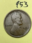1910-S LINCOLN WHEAT CENT, low mintage date, "Fine" condition #953