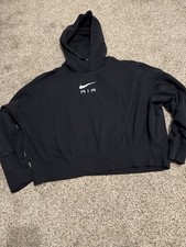 Nike Air Women s Black Cropped Hoodie Size M