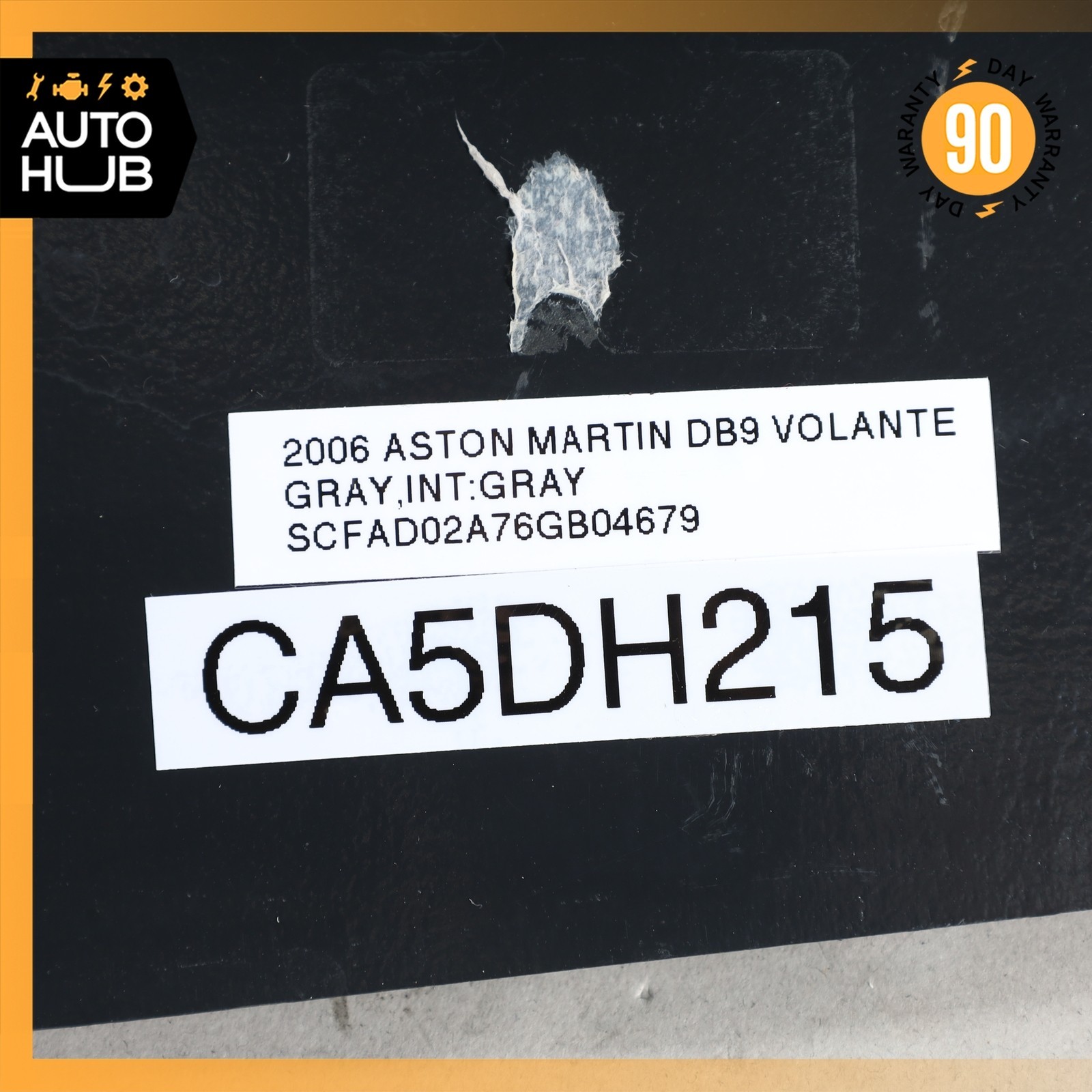 05-12 Aston Martin DB9 Front Left Radiator Bracket Support Air Vent OEM 34k