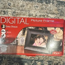 Smartparts SP70BRS 7" LCD Digital Photo Frame Black USB Wall-Mountable SD JPEG