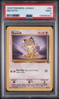 1999 POKEMON JUNGLE #56 MEOWTH PSA 9