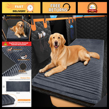 Non-Slip Washable Dog Car Bed Mat, Travel Pet Seat Cover for SUVs Trucks, 54"x