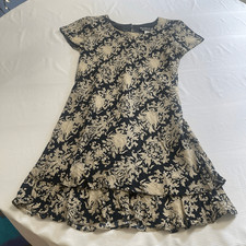 Hampton Dress Co. Women’s Black Taupe Vintage 90s Dress Size 6