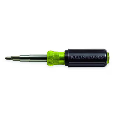 11-in-1 Multi Bit Screwdriver/Nut Driver, 8 Tips 3 Nut Driver Sizes Cushion Grip