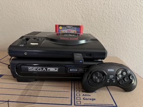 Sega CD Model 1 & Genesis Lot. 10 Games & 2 controllers. HDMI Works Great