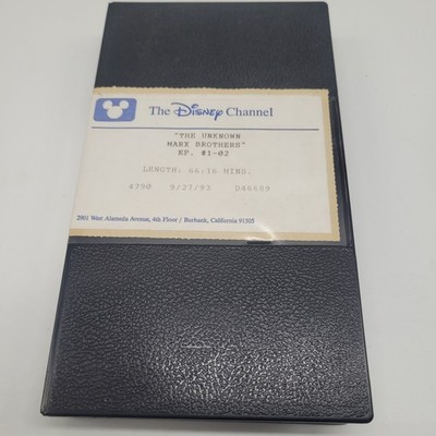 Rare Disney VHS The Unknown Marx Brothers VCR Tape Episode 01-02 Part 2