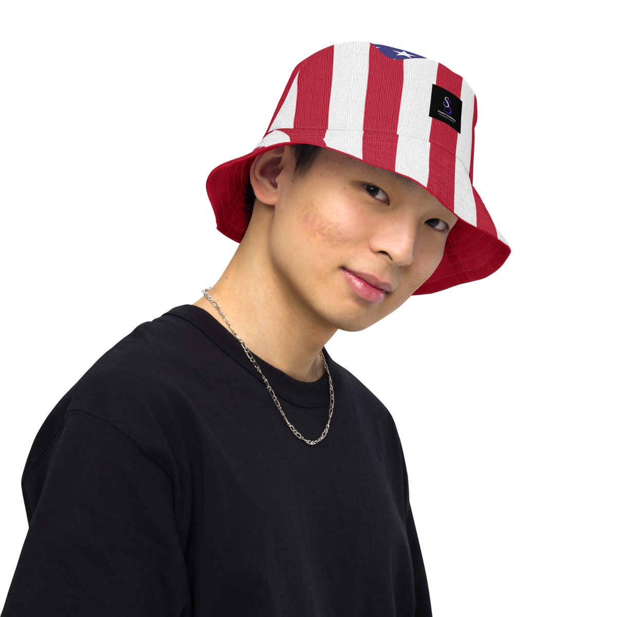 Reversible US American Flag Bucket Hat USA | eBay
