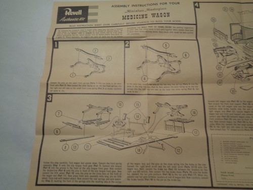 REVELL H-521:98 VINTAGE 1955 VAGÓN MEDICINAL CON CAJA, ¡¡¡DIRECCIONES!!!! - Imagen 14 de 24
