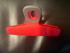 COOK WITH COLOR - WIDE CHIP CLIP - RED - NEW - NO PACKAGE