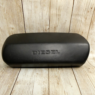 Diesel Black Leather Eyeglasses Clam Shell Hard CASE ONLY