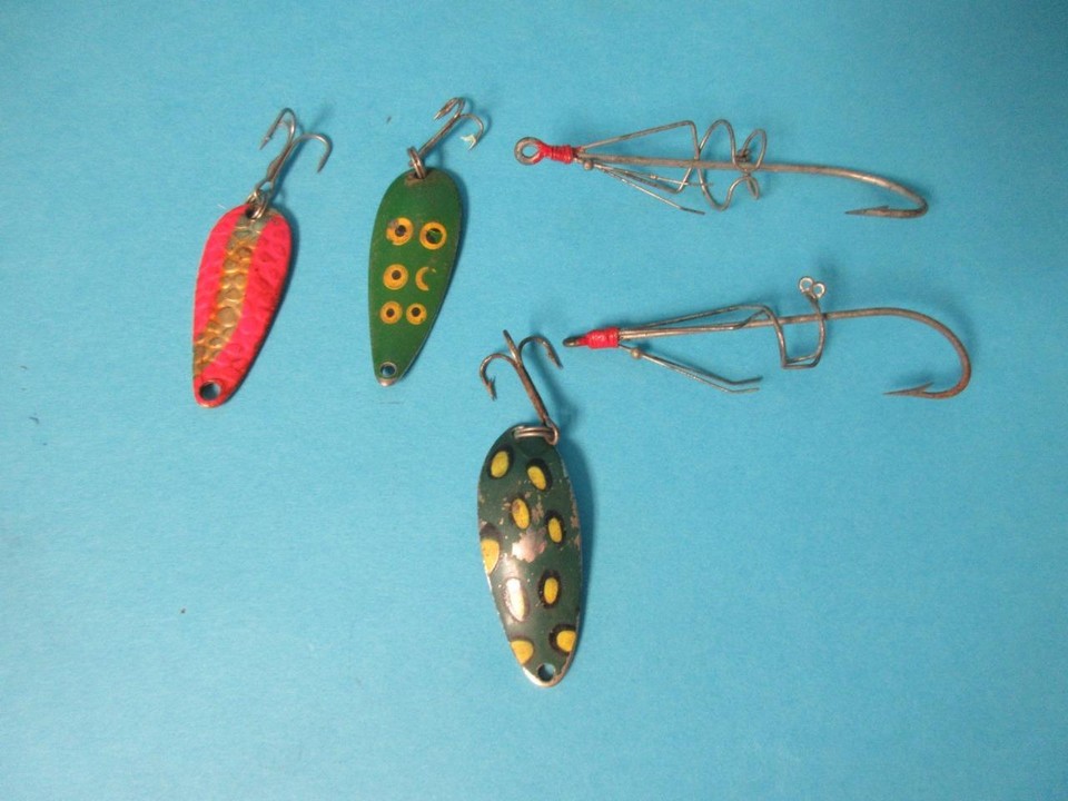 HUGE LOT OF 50+ ANTIQUE VINTAGE FISHING LURES RARE SPOONS FLOATING LE BLANC SPIN eBay