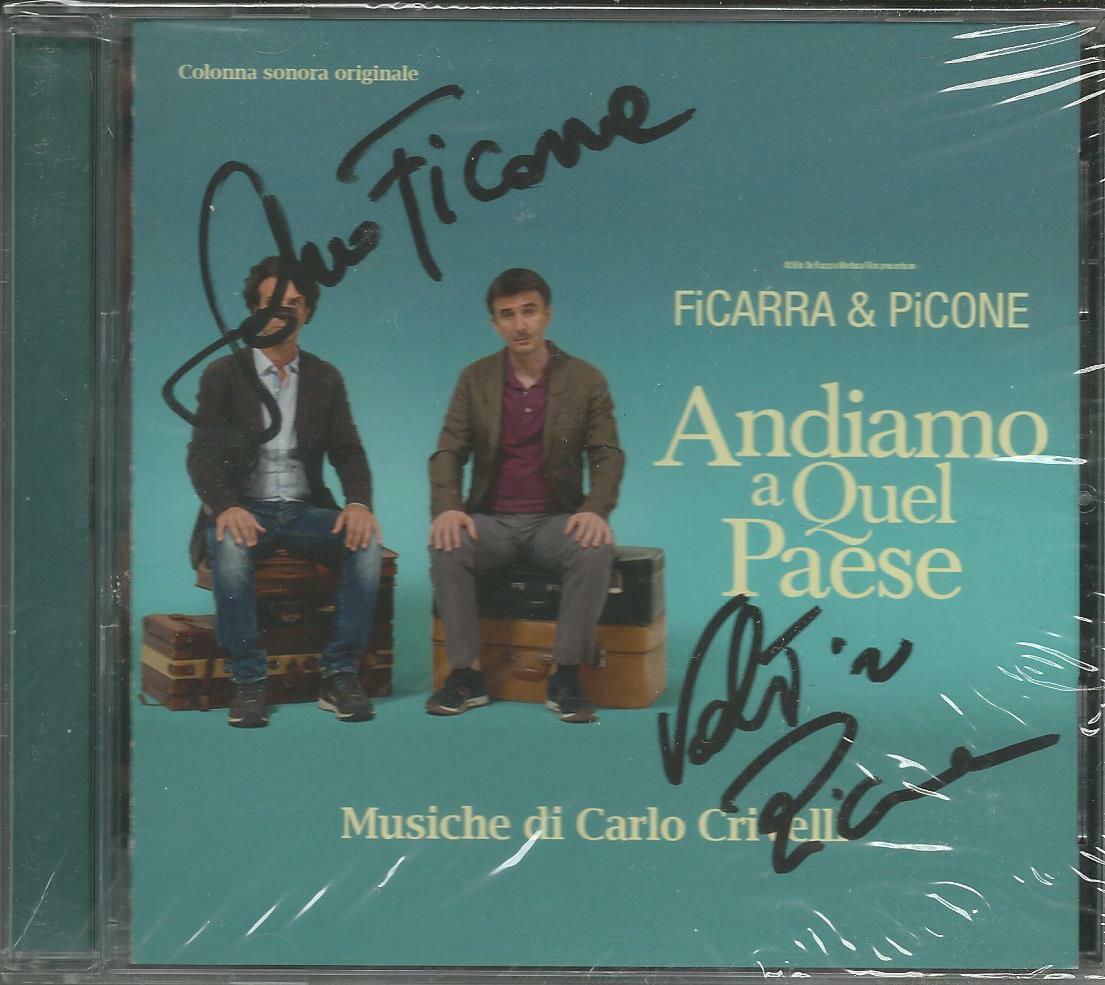 CARLO CRIVELLI - CD " ANDIAMO A QUEL PAESE " CON AUTOGRAFO FICARRA E PICONE