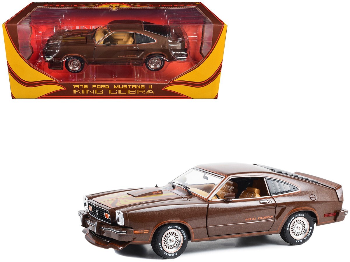 Greenlight 1978 Ford Mustang II King Cobra Dark Brown 1/18 Diecast