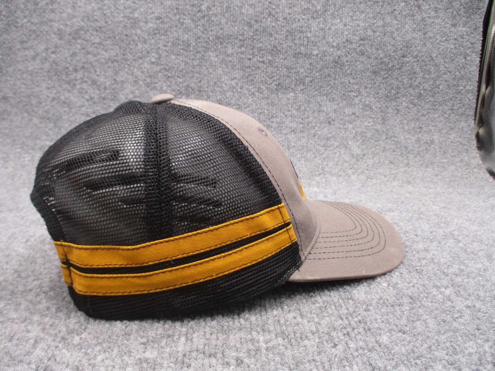 Case Construction Trucker Hat Cap Gray Black Snap… - image 6