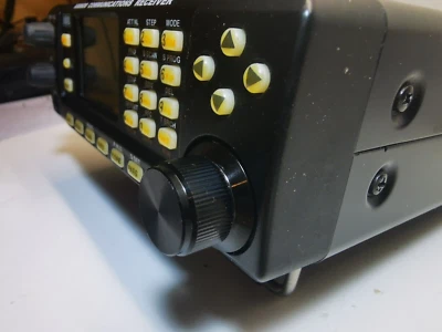 UK RADIO CABLES Aluminium VFO knob Dial for AOR AR-8600 MKI MKII Replacement Radio Receiver HAM