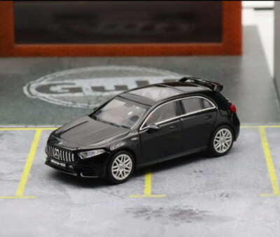 Kiloworks 1/64 Scale Mercedes-Benz AMG A45 S 2023 Black Diecast