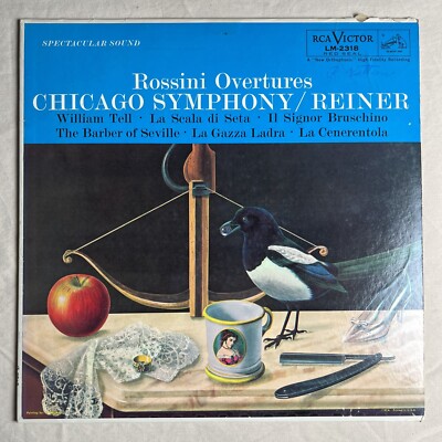 FRITZ REINER Rossini Overtures 1959 Vinyl LP RCA LM 2318 - VG | eBay
