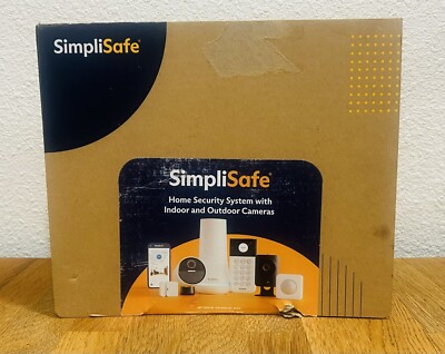 A2- SimpliSafe 8-Piece Home Security System w/ Indoor & Outdoor Cameras