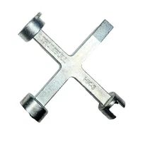 Trumbull HK-3 Meter Box Key/Curb Key/Wrench, Std, Large, & Mueller Pentagon Nuts