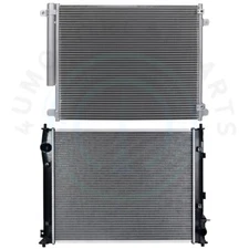 Radiator & AC Condenser Cooling Kit For 2016-2019 Honda Civic LX EX DX 2.0L L4