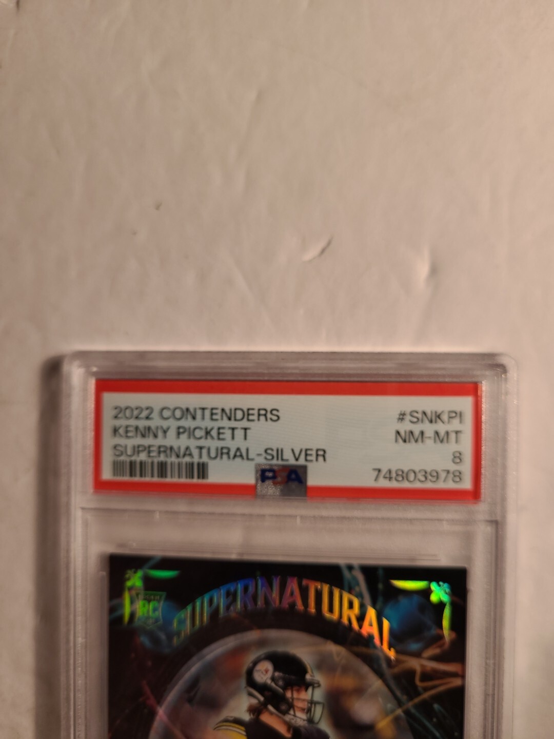 2022 Panini Contenders Supernatural Silver SNKPI Kenny Pickett /99