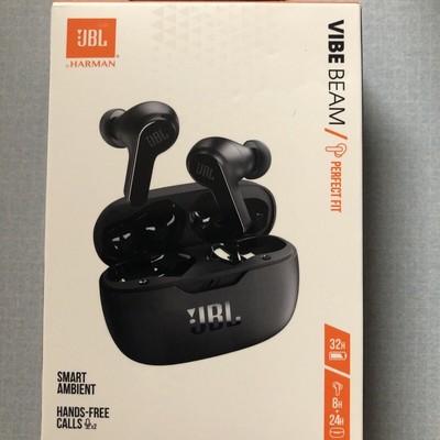 JBL Vibe Beam True Wireless Bluetooth Earbuds - Black