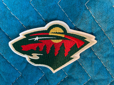 Minnesota Wild Iron On Embroidered Patch