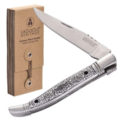 Laguiole Heritage Taschenmesser Klappmesser Jagdmesser Edelstahl Outdoor Messer