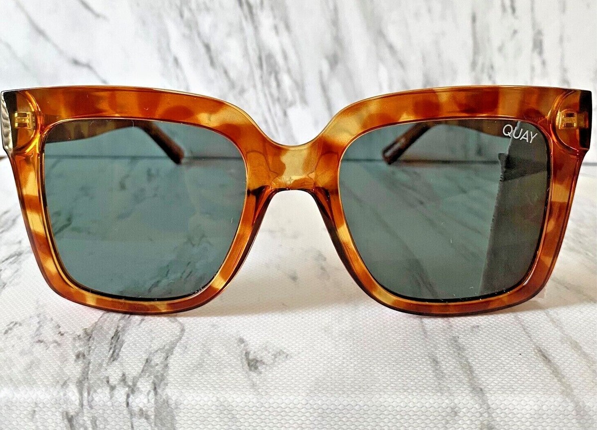 QUAY Brown Tortoise ICY 125 Lens CAT.3 Black Lenses  display picture 3
