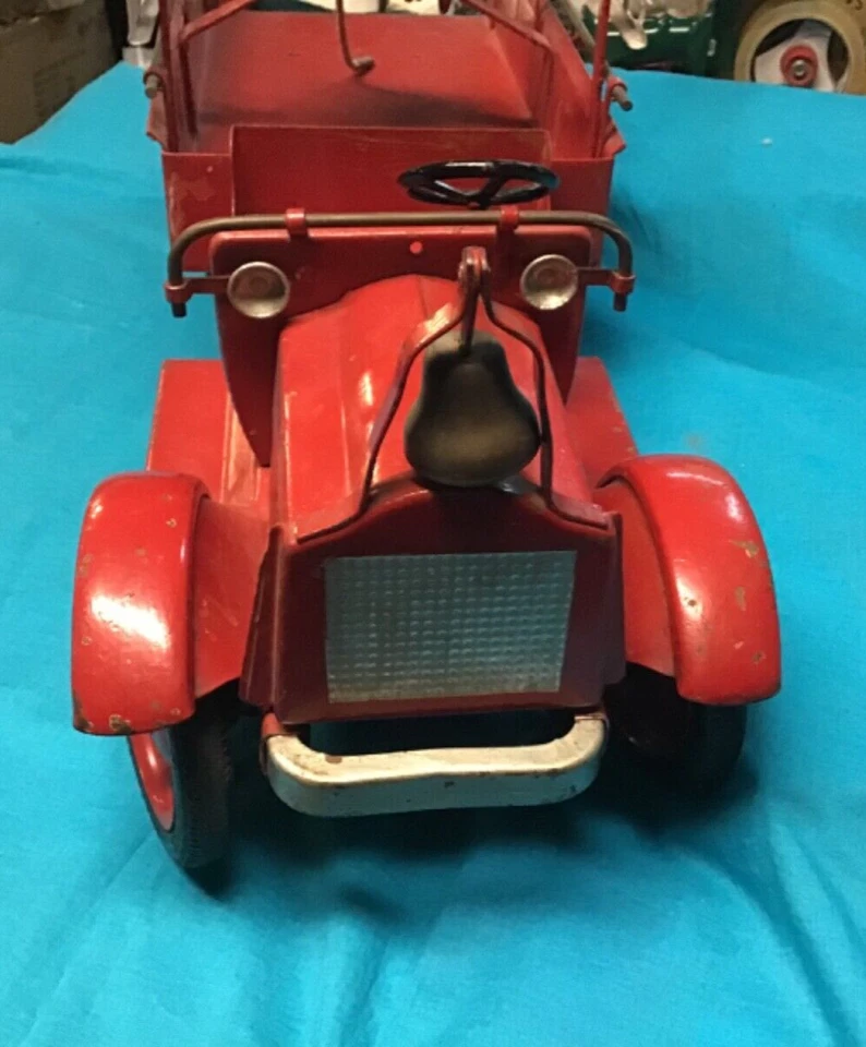 Camión de bomberos Keystone Packard 28" de metal prensado Foto 3 de 4