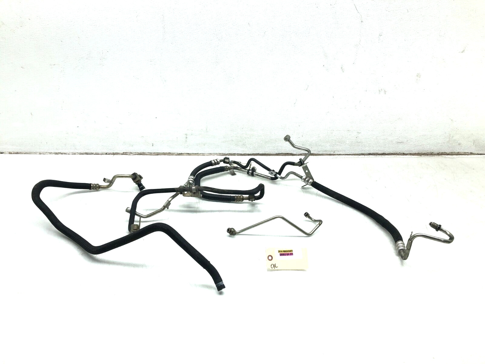 2014-2019 MASERATI GHIBLI SQ4 3.0L V6 POWER STEERING OIL HOSE TUBE LINE SET OEM.