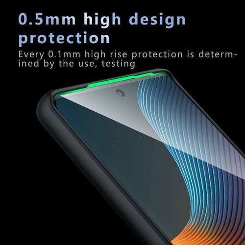 Soft Frame+Clear Matte PC Back Shockproof Case For Motorola Edge 50 PRO/Fusion - Picture 11 of 14