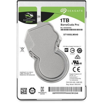 Seagate BarraCuda (7200RPM, 2.5-Zoll, 128MB Cache) 1TB Interne Festplatte -...